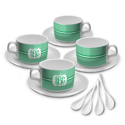 Zig Zag Tea Cup - Set of 4 (Personalized)