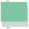 Zig Zag Tissue Paper - Heavyweight - Large - Front & Back