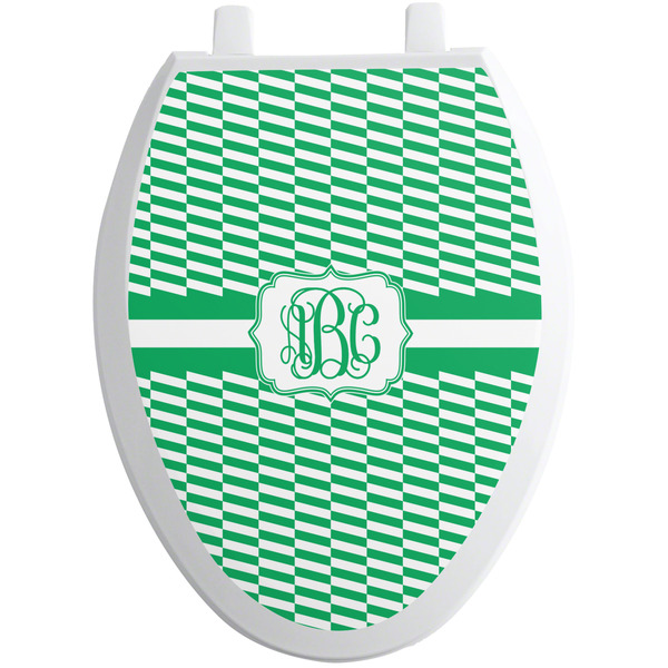 Zig Zag Toilet Seat Decal Elongated
