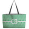 Zig Zag Tote w/Black Handles - Front View