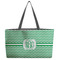 Zig Zag Beach Totes Bag - w/ Black Handles (Personalized)