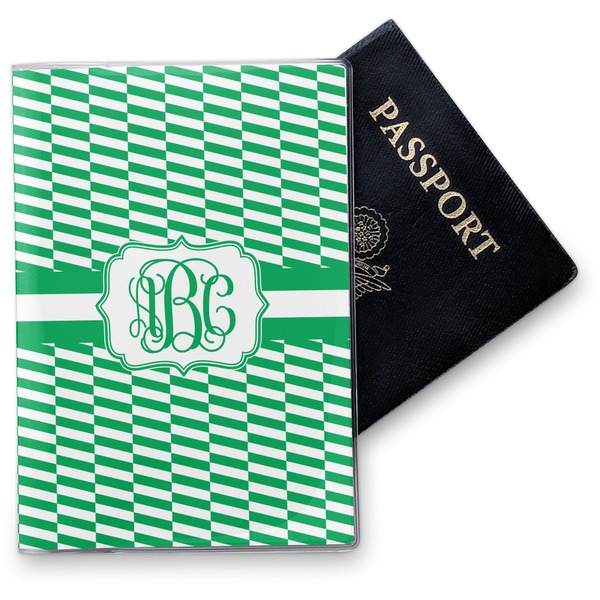 Custom Zig Zag Vinyl Passport Holder (Personalized)