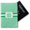 Zig Zag Vinyl Passport Holder (Personalized)