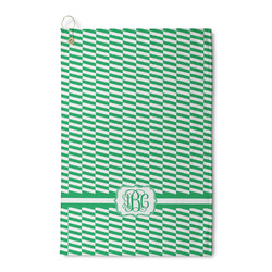 Zig Zag Waffle Weave Golf Towel (Personalized)