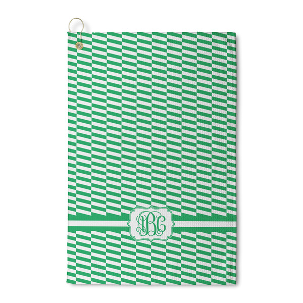 Custom Zig Zag Waffle Weave Golf Towel (Personalized)