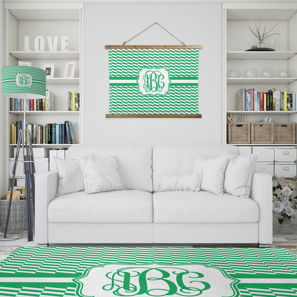 Zig Zag Wall Hanging Tapestry - IN CONTEXT