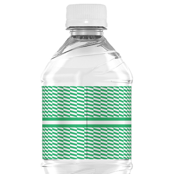 Zig Zag Water Bottle Label - Back View