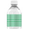 Zig Zag Water Bottle Label - Back View