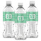 Zig Zag Water Bottle Labels - Front View