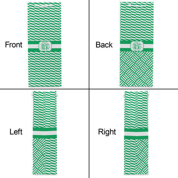 Zig Zag Wine Gift Bag - Matte - Approval