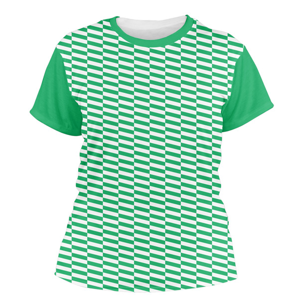 Custom Zig Zag Women's Crew T-Shirt - Large