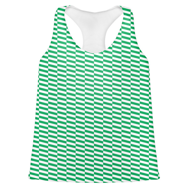 Custom Zig Zag Womens Racerback Tank Top - X Large