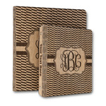 Zig Zag Wood 3-Ring Binder (Personalized)