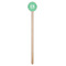 Zig Zag Wooden 7.5" Stir Stick - Round - Single Stick
