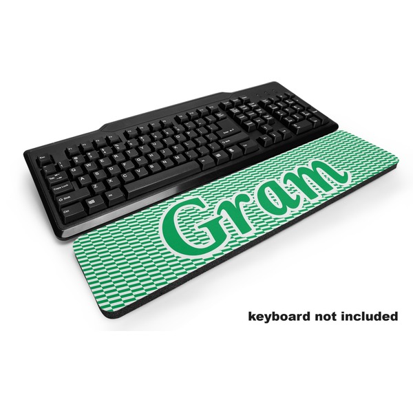 Custom Zig Zag Keyboard Wrist Rest (Personalized)