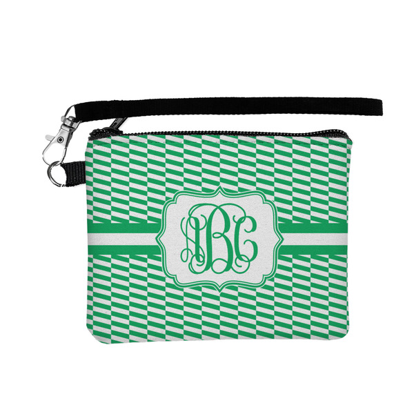 Custom Zig Zag Wristlet ID Case w/ Monogram