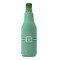 Zig Zag Zipper Bottle Cooler - FRONT (bottle)