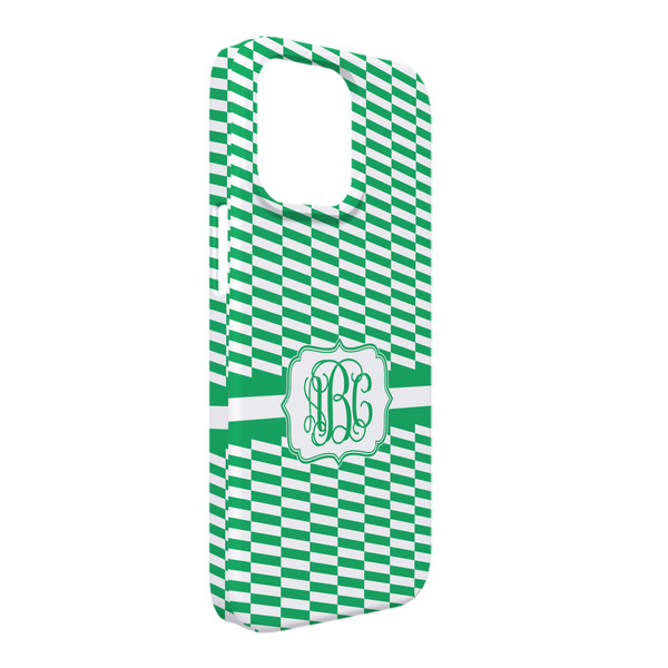 Custom Zig Zag iPhone Case - Plastic - iPhone 13 Pro Max (Personalized)