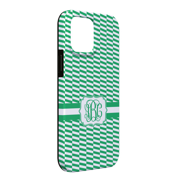 Custom Zig Zag iPhone Case - Rubber Lined - iPhone 13 Pro Max (Personalized)