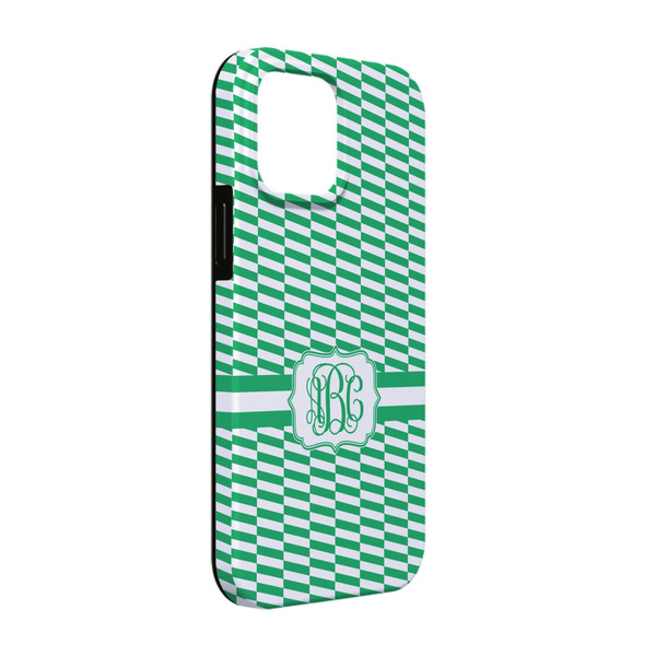 Custom Zig Zag iPhone Case - Rubber Lined - iPhone 13 Pro (Personalized)