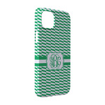 Zig Zag iPhone Case - Plastic - iPhone 14 (Personalized)