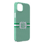 Zig Zag iPhone Case - Plastic - iPhone 14 Plus (Personalized)