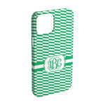 Zig Zag iPhone Case - Plastic - iPhone 15 (Personalized)
