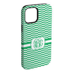 Zig Zag iPhone Case - Rubber Lined - iPhone 15 Plus (Personalized)