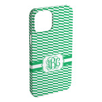 Zig Zag iPhone Case - Plastic - iPhone 15 Pro Max (Personalized)
