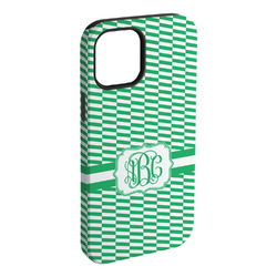 Zig Zag iPhone Case - Rubber Lined (Personalized)