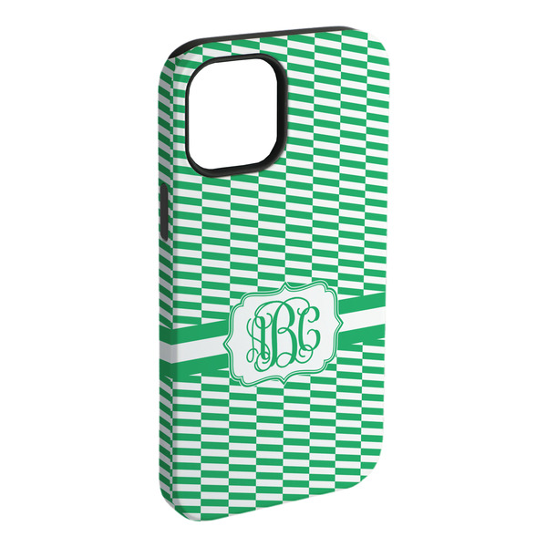 Custom Zig Zag iPhone Case - Rubber Lined (Personalized)