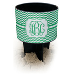 Zig Zag Black Beach Spiker Drink Holder (Personalized)