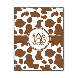 Cow Print Wood Print - 11x14 (Personalized)