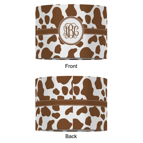 Cow Print 12" Drum Lampshade - APPROVAL (Fabric)