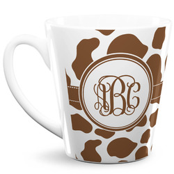 Cow Print 12 Oz Latte Mug (Personalized)