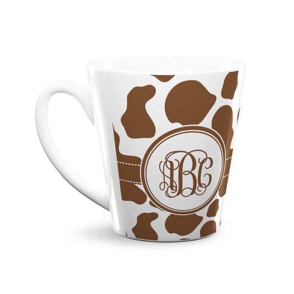 Cow Print 12 Oz Latte Mug - Front