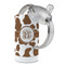 Cow Print 12 oz Stainless Steel Sippy Cups - Top Off