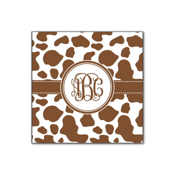 Custom Cow Print Wood Print - 12x12 (Personalized)