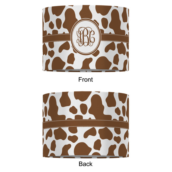 Cow Print 16" Drum Lampshade - APPROVAL (Fabric)