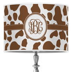 Cow Print 16" Drum Lamp Shade - Poly-film (Personalized)