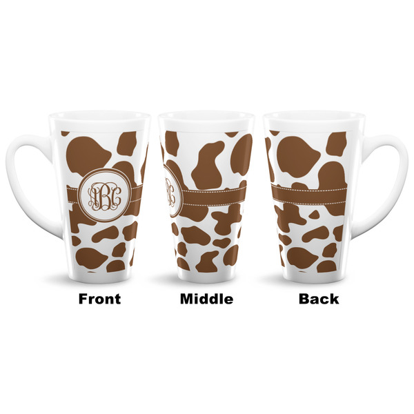 Cow Print 16 Oz Latte Mug - Approval