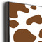 Cow Print 16x20 Wood Print - Closeup