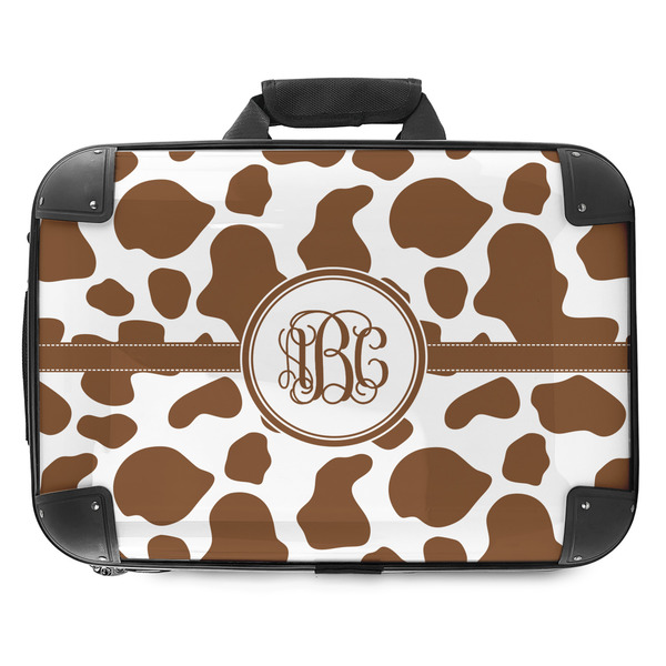 Custom Cow Print Hard Shell Briefcase - 18" (Personalized)