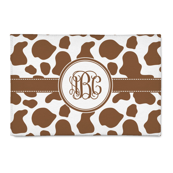 Custom Cow Print Patio Rug (Personalized)