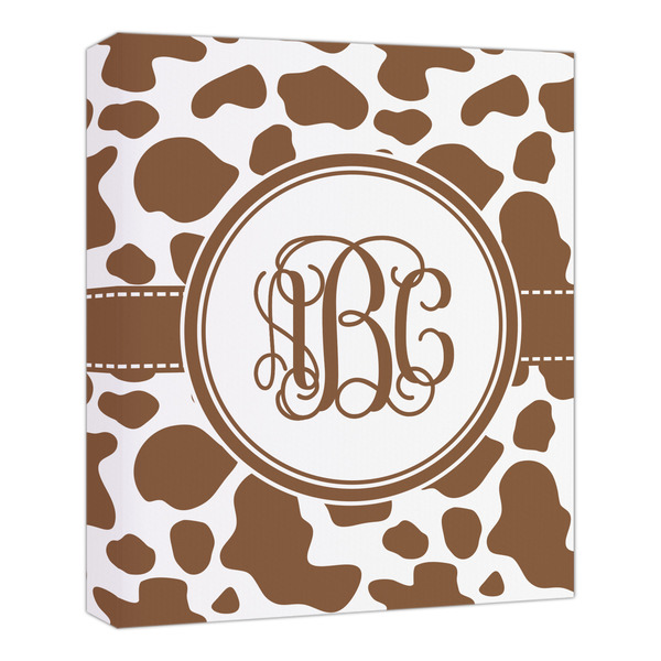 Custom Cow Print Canvas Print - 20x24 (Personalized)