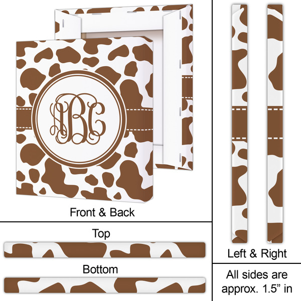 Cow Print 20x24 - Canvas Print - Approval