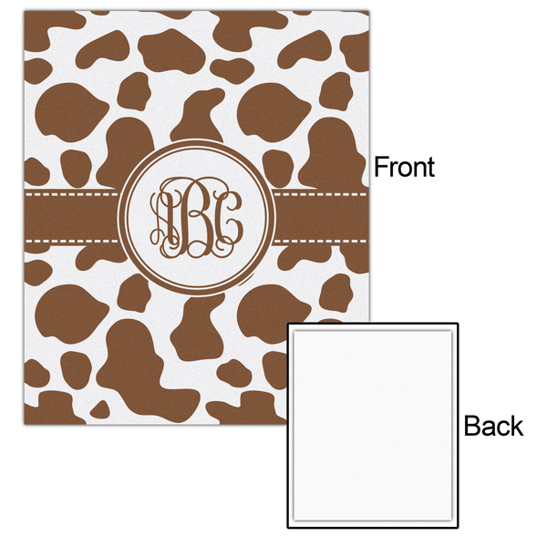 Cow Print 20x24 - Matte Poster - Front & Back