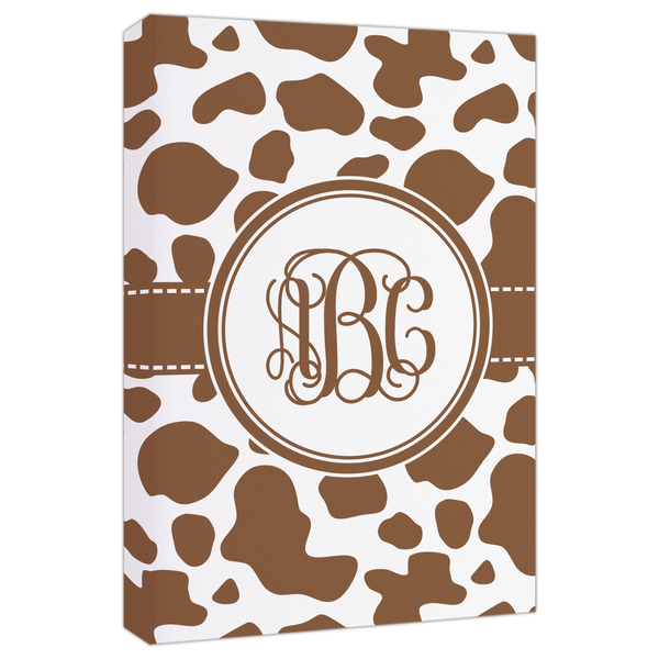 Custom Cow Print Canvas Print - 20x30 (Personalized)