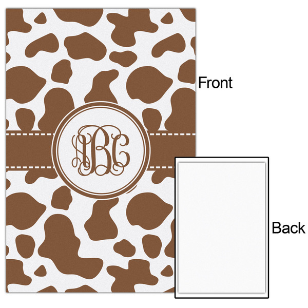 Cow Print 24x36 - Matte Poster - Front & Back
