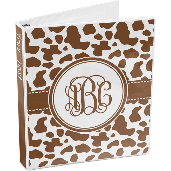 Cow Print 3-Ring Binder 3/4 - Main